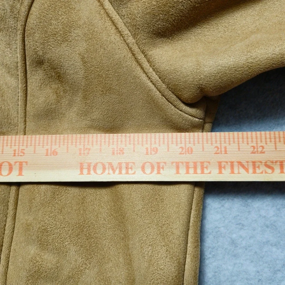MACKINTOSH Womens Medium Hooded Faux Shearling Zip Jacket Cozy Lined Winter Coat